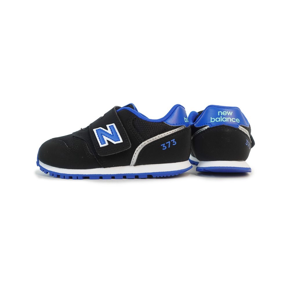 ニューバランス new balance 373 スニーカー 子供靴 ベビー シューズ 運動靴 靴 出産祝い 男の子 NB I373 9Y3 W ブラック/ブルー 運動会 通園 遠足