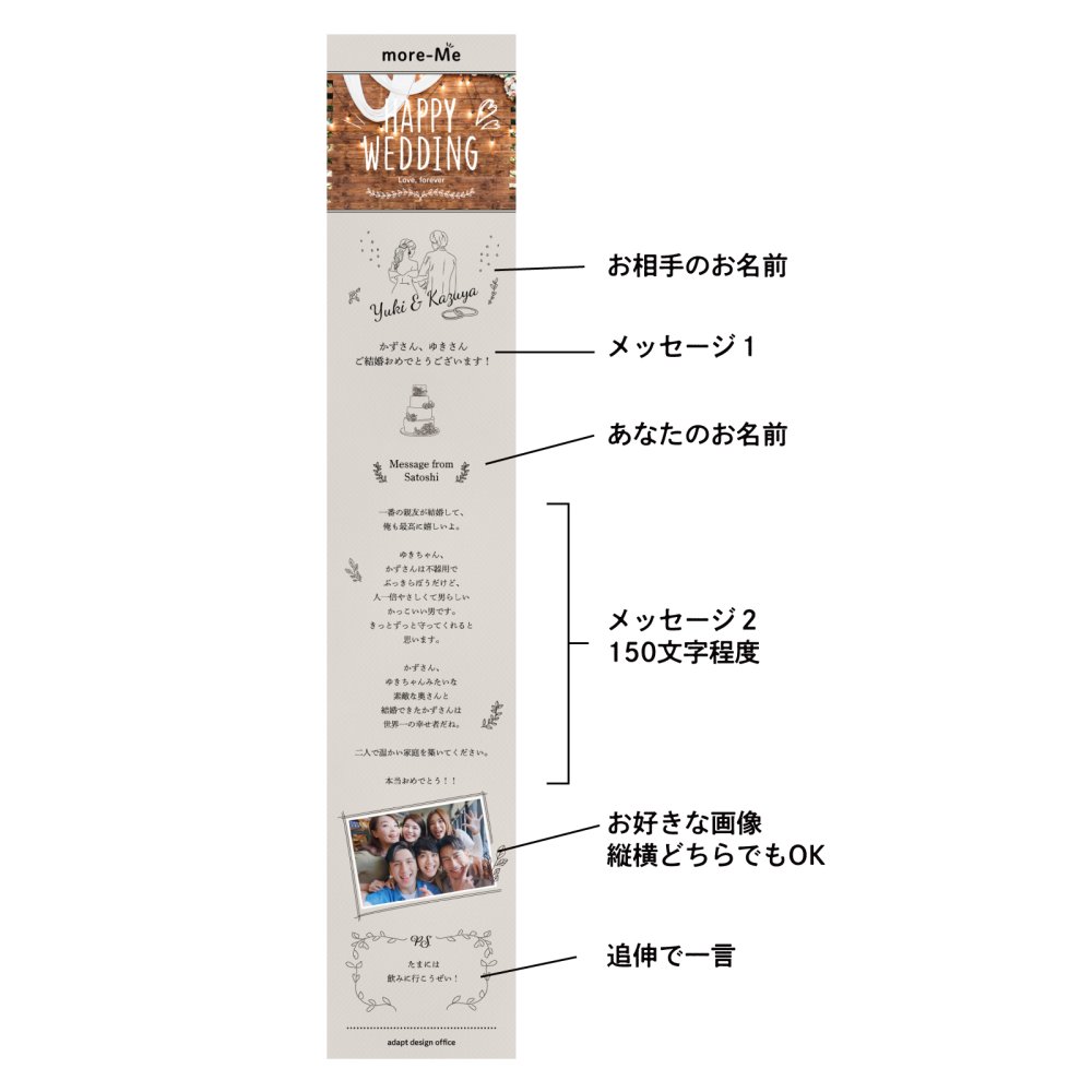 more me for message スマホをかざすと想いが溢れるデジタルメッセージ【ブルックリンスタイル】メッセージギフト  誕生日 記念日 プレゼント【送料無料】