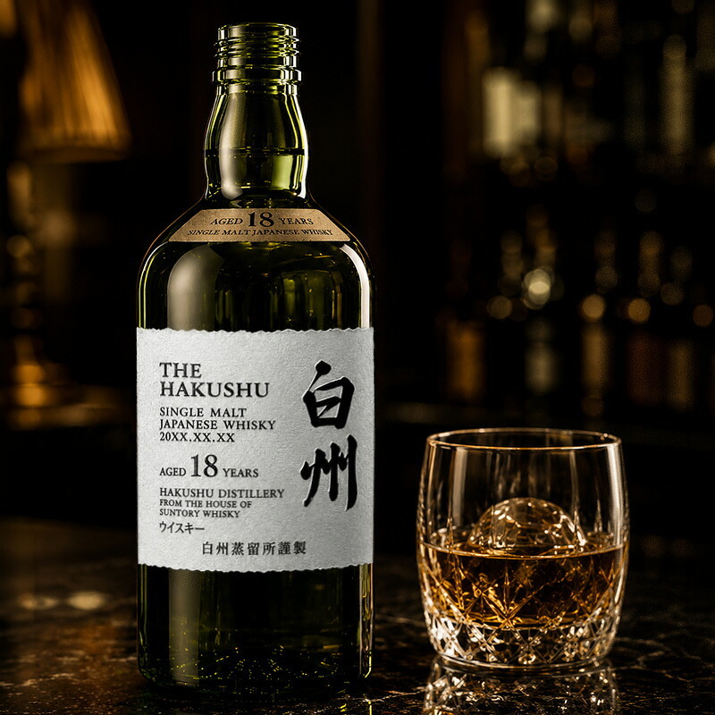 白州 白州18年 名入れ お酒 ウイスキー シングルモルトスコッチ    名前入り プレゼント ギフト 面白い センス 定年退職 還暦祝い 退職祝い 男性 女性 お祝い 古希 喜寿 傘寿 米寿 卒寿 白寿 百寿 敬老の日