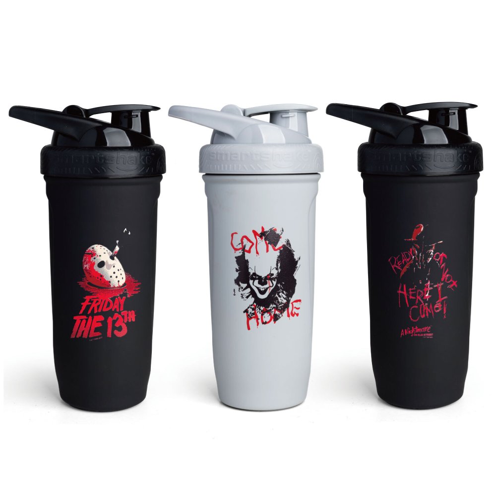 スマートシェイク 900ml ホラーコレクション リフォースステンレス【Smartshake Reforce Stainless Horror COLLECTION プロテインシェイカー ステンレス 衛生的 スタイリッシュ 筋トレ】 ◇