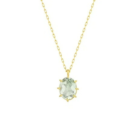 【無料ラッピング】  ヨンドシー 4℃ EAU DOUCE４℃ Summer Collection K18イエローゴールド ネックレス クォーツ グリーンアメシスト  ブランド 正規品 新品 ギフト プレゼント 人気 おすすめ 誕生日 記念日 クリスマス 送料無料