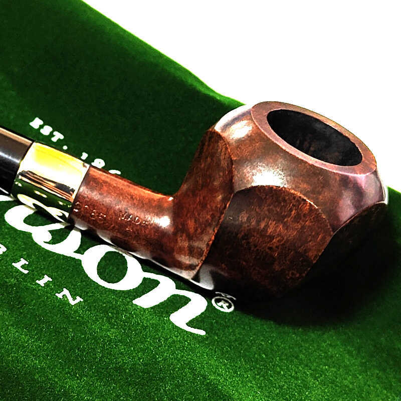 パイプ ピーターソン フィッシュテール アラン 3085 Peterson パイプ本体 喫煙具 スムース ブラウン おしゃれ ニッケルリング アイルランド 高級 かっこいい タバコ メンズ ギフト プレゼント
