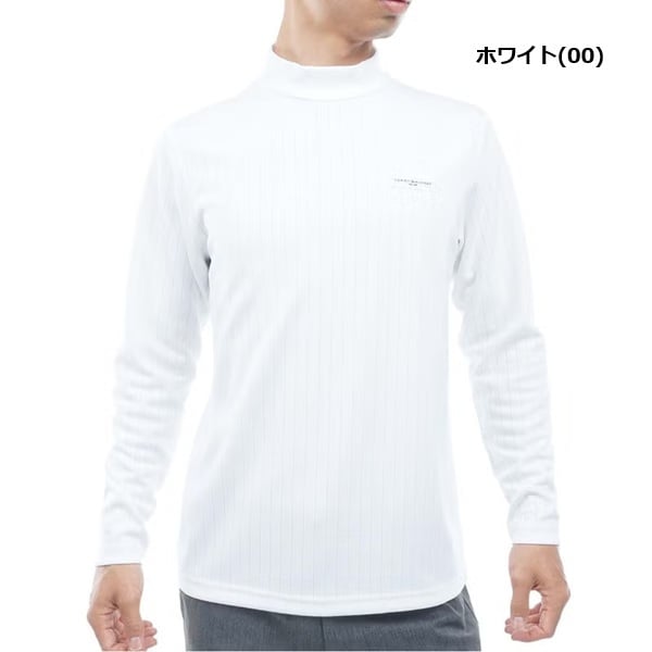 トミーヒルフィガー ゴルフ メンズ 針抜きジャガード フラッグモックシャツ TOMMY HILFIGER THMA661 2026年秋冬モデル お誕生日祝い お祝い 記念品 お父さん 父の日 彼氏 男性 30代 40代 50代 60代  還暦祝い 敬老の日 人気プレゼント プレゼント