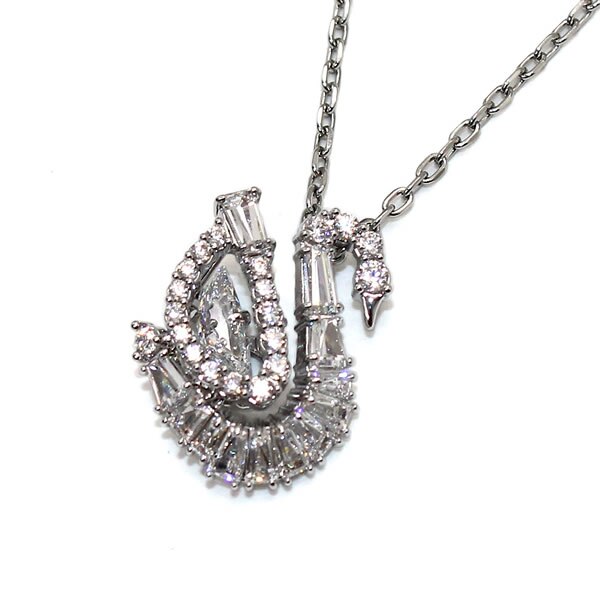 SWAROVSKI スワロフスキー ネックレス 5732412 Swan アクセサリー シルバー