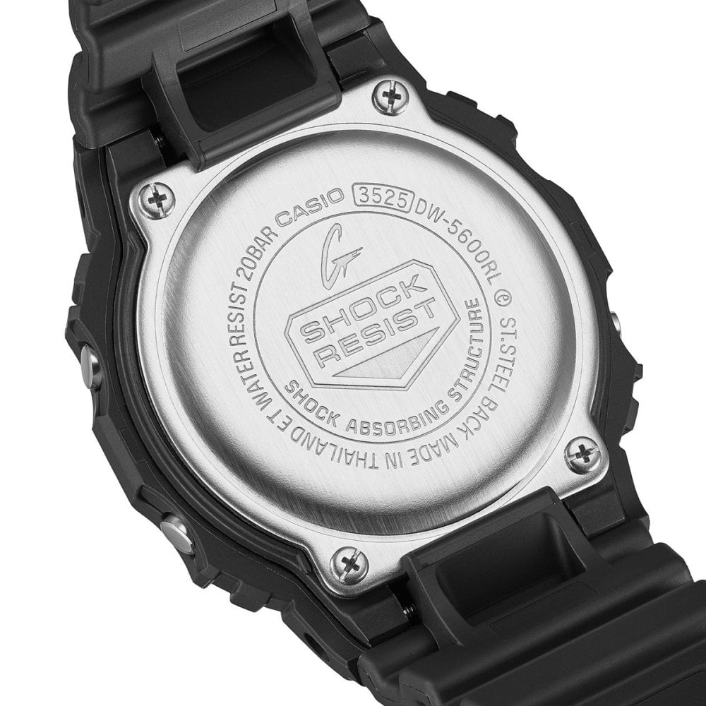 G-SHOCK デジタル カシオ Gショック CASIO 腕時計 メンズ DW-5600RL-1JF 初代G-SHOCK ブランドカラーモデル オールブラック