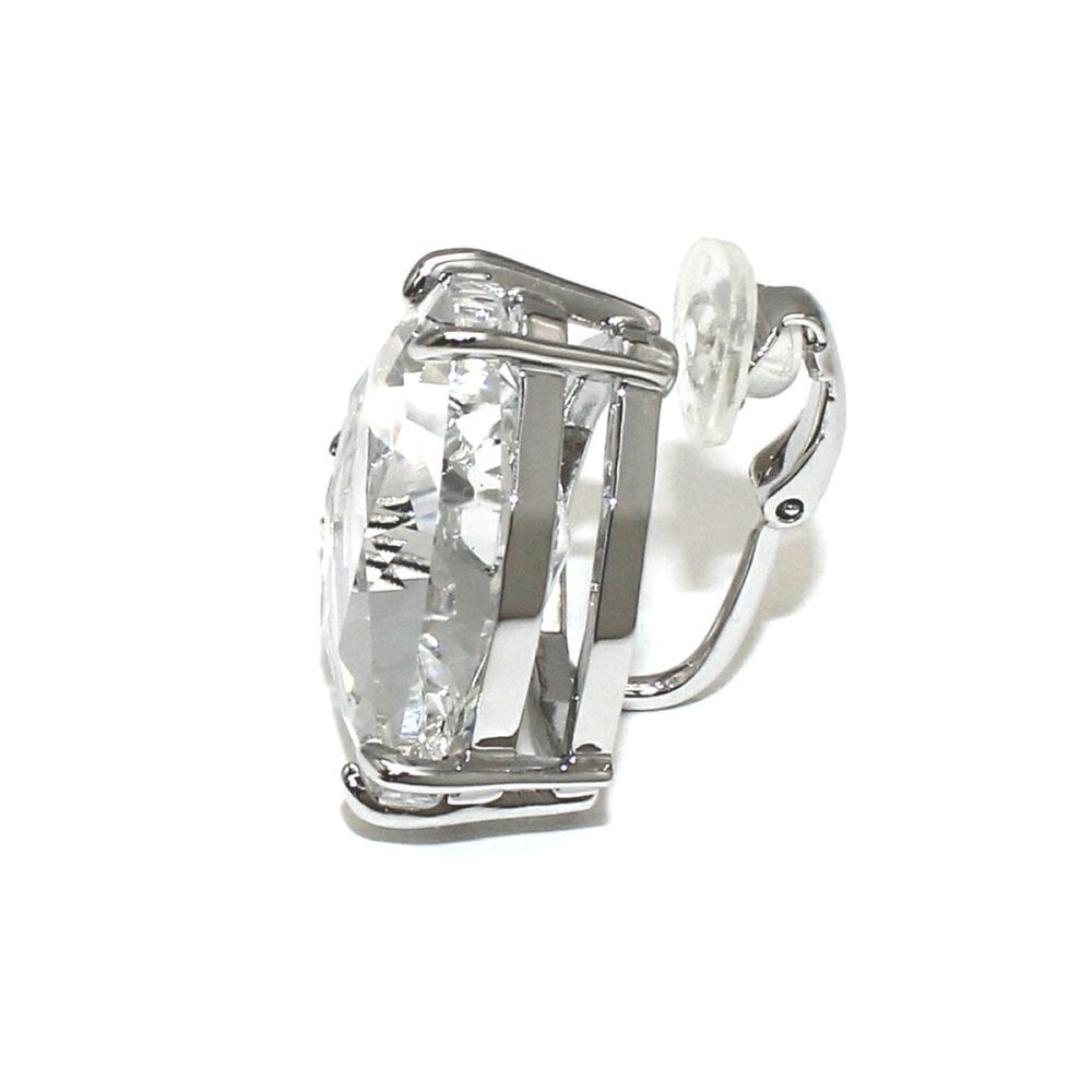 スワロフスキー swarovski イヤリング シングルイヤリング クリップ 片耳用 Mesmera トライアングルカット 5600752 メスメラ アクセサリー レディース シルバー+ホワイト 海外正規品