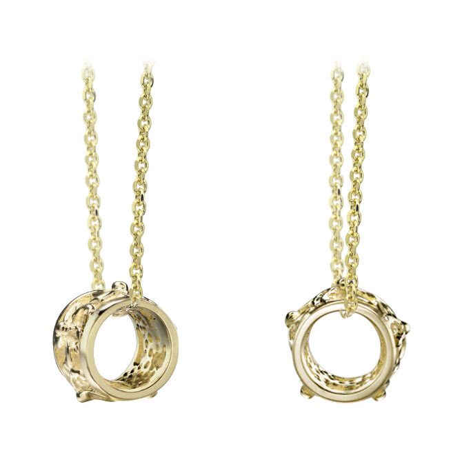 ゴールド ネックレス ハワイアンジュエリー ネックレス イエローゴールド バレル 樽 ハイビスカス 透かし模様 14K K14イエローゴールド 14k カットあずきチェーン太0.9mm ギフトラッピング可能 彼女 妻 女性 レディース プレゼント ハロウィン 【品番：CG-GP106-CH123】