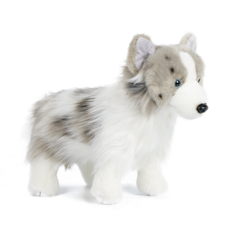オゥシー いぬ 犬 ぬいぐるみ リアル 動物 アニマル ふわふわ かわいい 置物 インテリア 子供 おもちゃ ごっこ遊び 誕生日 プレゼント ギフト 癒し