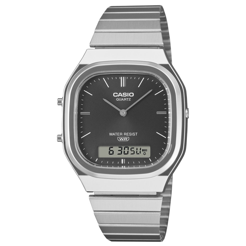 カシオ クラシック CASIO CLASSIC アナデジ 限定モデル 腕時計 AQ-240E-1AJF ブラック【2026 新作】