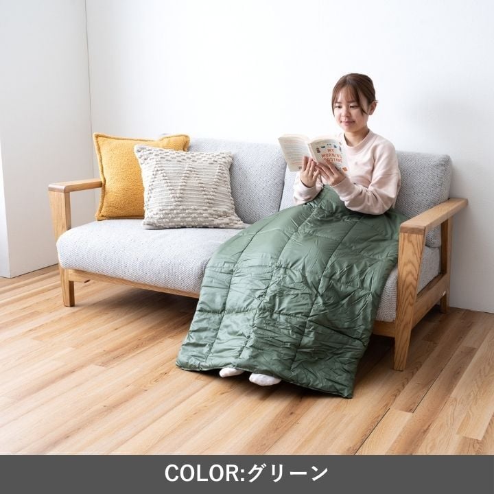 ベッド 寝具 こたつ布団『クラウド』グリーン 70×100cm マット おしゃれ 厚手 玄関マット 防炎 屋内 室内 北欧 ウール 羊毛 ホワイト 白 赤 グリーン 緑 グレー 青 ベージュ 手織り オールシーズン ふかふか