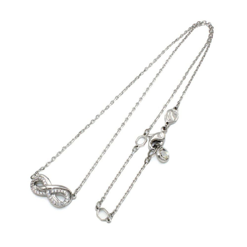 スワロフスキー swarovski ネックレス Hyperbola パヴェ インフィニティ 5687265 ハイパーボラ ペンダント アクセサリー レディース シルバー+ホワイト 海外正規品