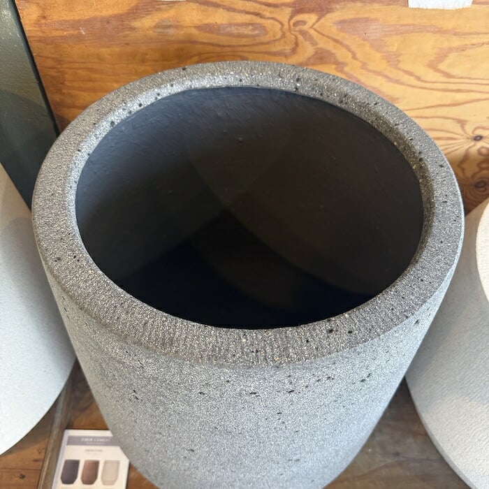 鉢カバー おしゃれ 大型 17号 13号 L M サイズ 植木鉢 KONTON コントン パボ トール 丸型 縦長 背が高い ファイバーストーン 軽量 室内 屋内 高級 北欧 モダン ナチュラル 観葉植物用 シンボルツリー サボテン 多肉植物 特大 玄関 プランター 底穴なし ラテルストーン