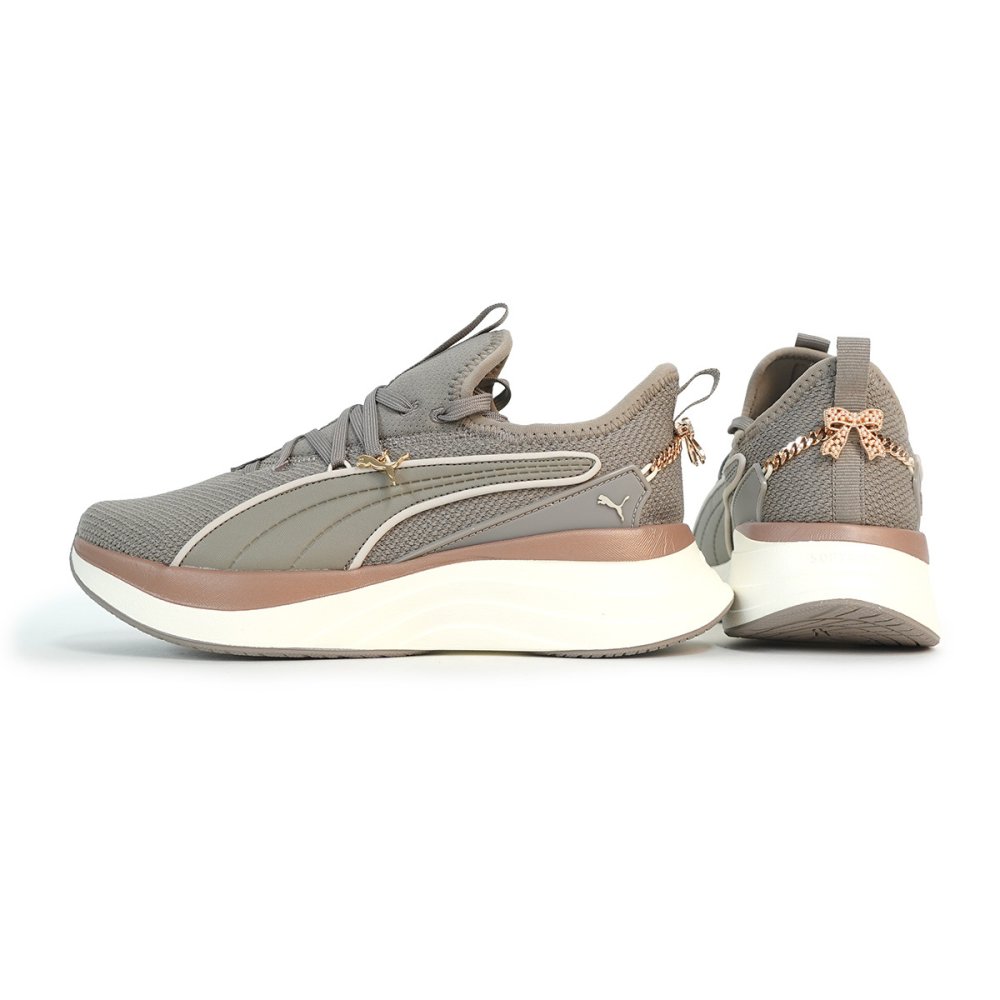 プーマ  PUMA  レディース スニーカー ソフトライド SOFTRIDE サブリナ スニーカー シューズ スリッポン 314086-01 グレー/ホワイト