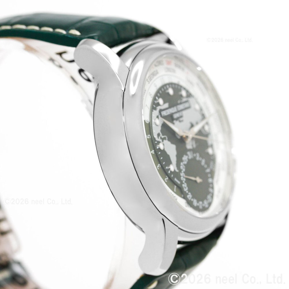 フレデリック・コンスタント FREDERIQUE CONSTANT クラシック ワールドタイマー マニュファクチュール 世界限定718本 FC-718KWM4H6 腕時計 自動巻き メンズ