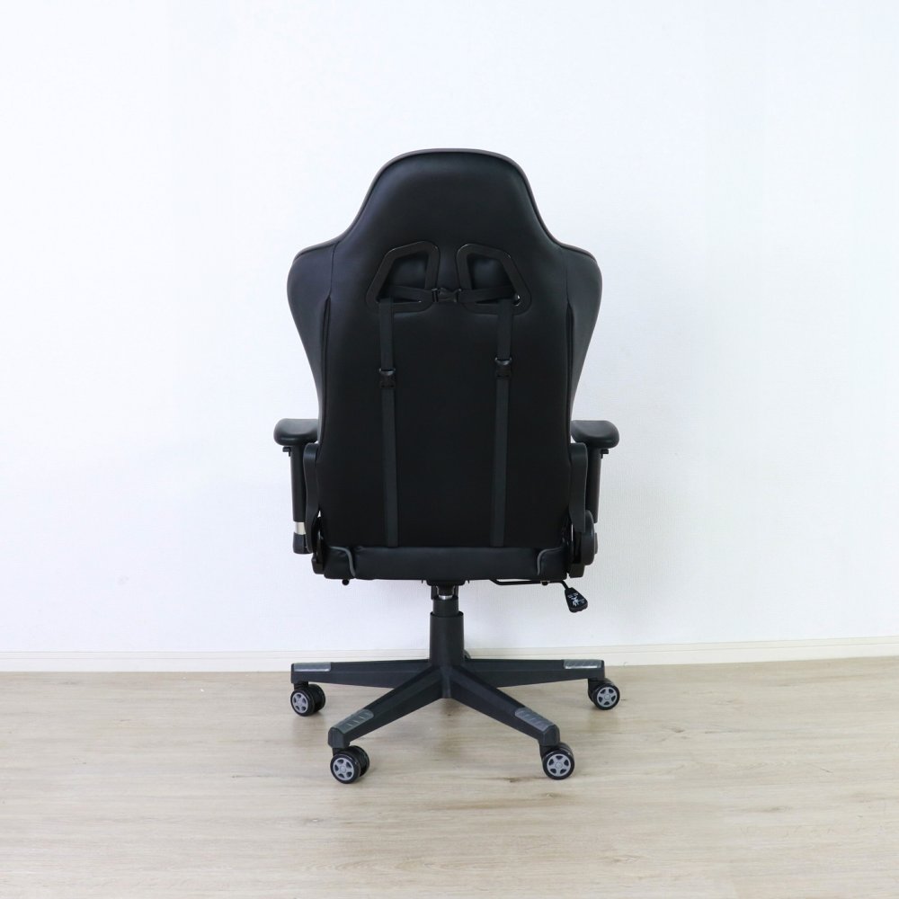 ゲーミングチェア 高さ調節 フットレスト付き グレー・ホワイト・オレンジ W70xD65xH123-133cm座面高44-54cm デスクチェア オフィスチェア パソコンチェア フットレスト グレイ ホワイト オレンジ おしゃれ 新生活