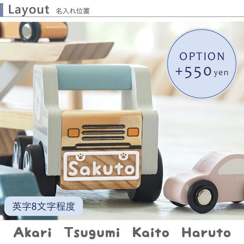 【出産祝い 誕生日】《知育玩具》ポーラービー（PolarB）名前入りカーキャリア【メッセージカード無料】誕生日,クリスマス,プレゼント 