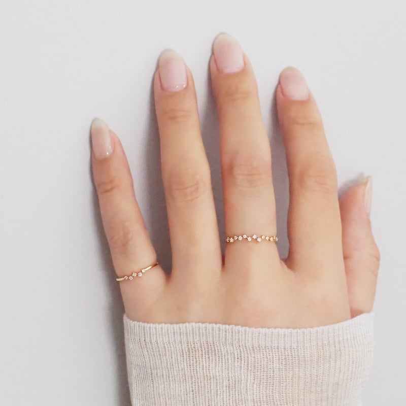 ダイヤモンド リング 0.07ct カシオペア 星 指輪 K10 K18 10K 18K 10金 18金 プラチナ 女性 レディース 誕生日 記念日 プレゼント ギフト 誕生日プレゼント 10代 20代 30代 40代 妻 彼女 スター ゴールド ホワイトゴールド ピンクゴールド イエローゴールド ダイヤ 重ね付け アクセサリー アレルギー対応 金属アレルギー クリスマス
