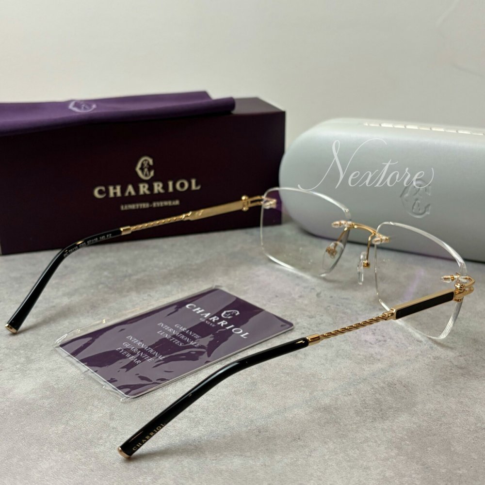 【並行輸入品】【正規品・新品】CHARRIOL シャリオール PC75115 C03 フランス製 リムレス サングラス メガネ 眼鏡 メンズ レディース 伊達メガネ ビジネス 普段使い おしゃれ プレゼント ギフト クリスマス 送料無料