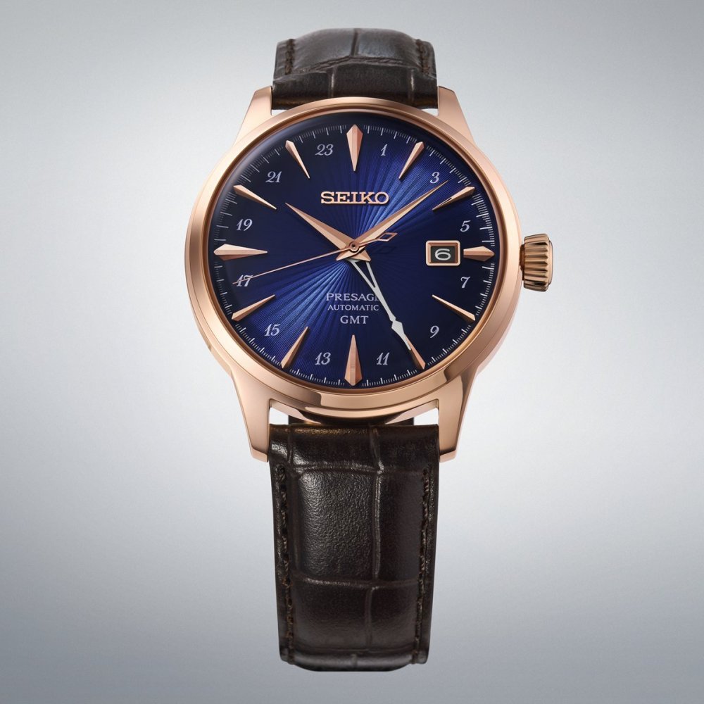セイコー プレザージュ 自動巻き メカニカル 腕時計 メンズ HCB005J カクテルタイム Cocktail Time GMT【2026 新作】