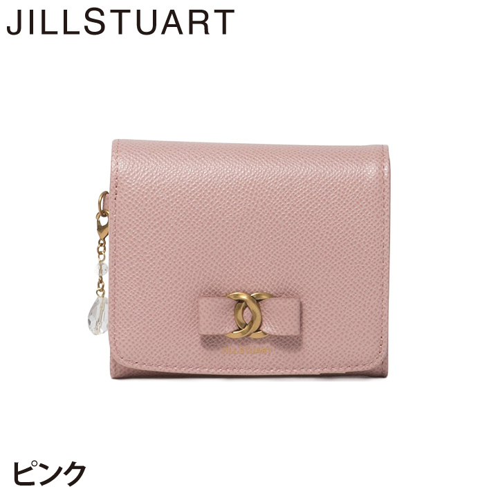 ジル スチュアート 財布 二つ折り レディース 牛革 Honey コンパクト リボン ギフト JILL STUART