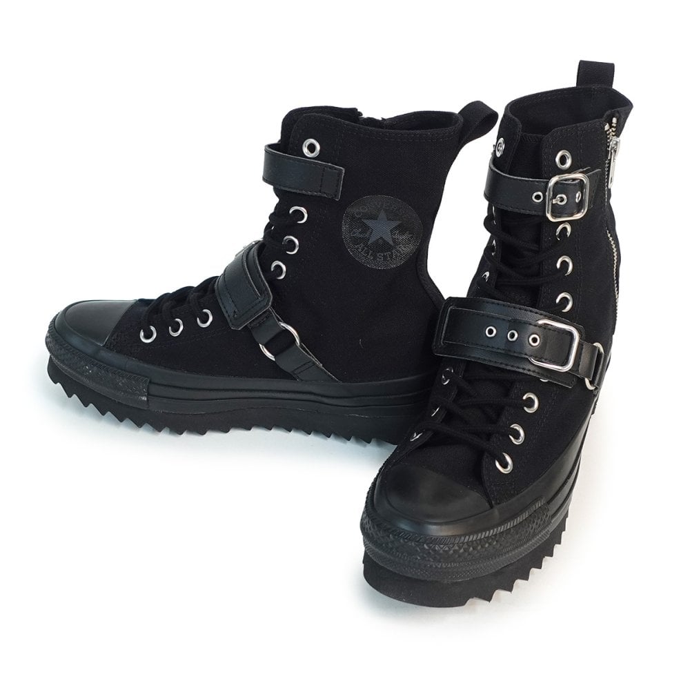 コンバース CONVERSE スニーカー 厚底 メンズ レディース ハイカット シャークソール ST Z SHIN-HI ブラック/ブラック ALL STAR SHARKSOLE ST Z SHIN-HI