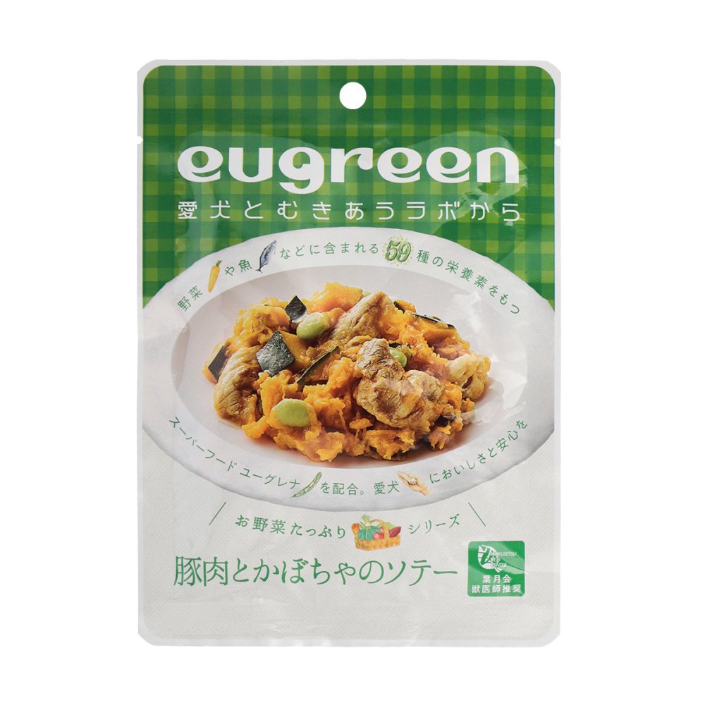 ユーグリーン お惣菜 豚肉とかぼちゃのソテー 犬用 100g 国産 無添加
