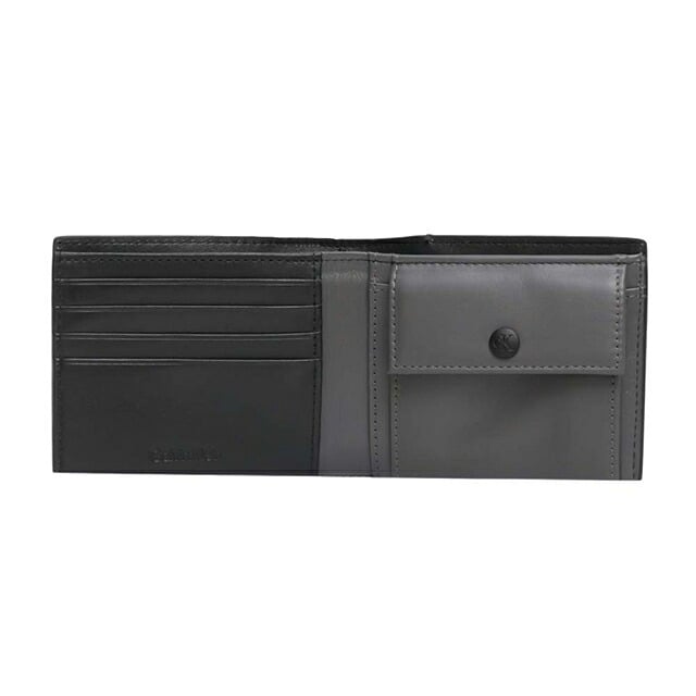 カルバンクライン CALVIN KLEIN BOLD BILLFOLD WITH COIN 二つ折り財布 二折財布 lv04d1156g-ub1 メンズ BLACK