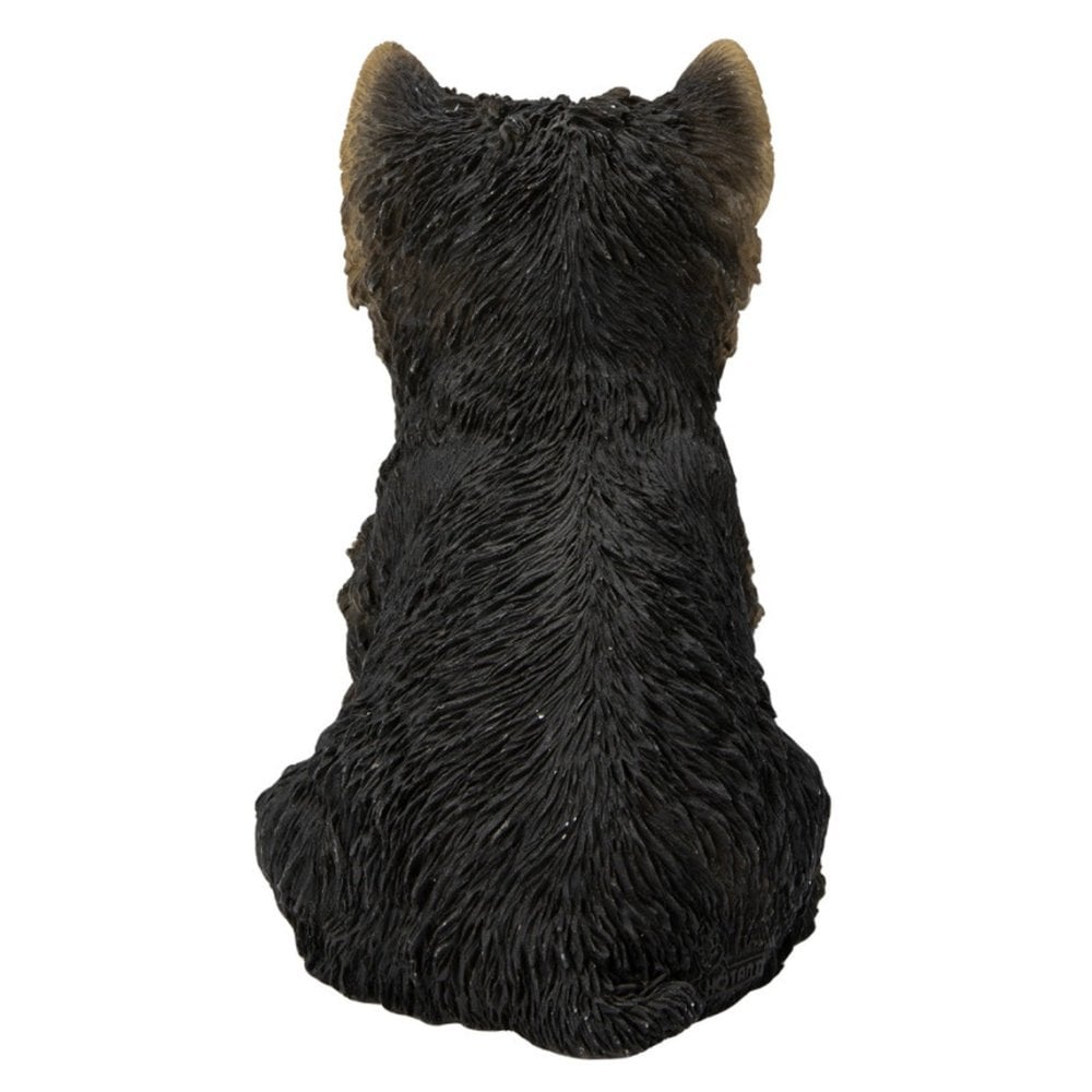 置物 woobia ウービア 犬 ヨーキー お座りヨークシャーテリア 中 高さ16.3cm 小型犬 リアル 本物そっくり イギリス生まれ 職人手彩色 縁起物 戌年 玄関 インテリア 新築祝い 引っ越し祝い 開店祝い 出産祝い 誕生日 お祝い ギフト プレゼント 犬好き ヨークシャーテリア好き