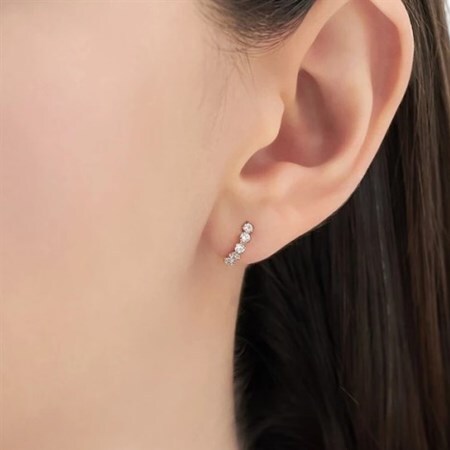 【無料ラッピング】  ヨンドシー 4℃ K10ピンクゴールド ピアス キュービックジルコニア ブランド 正規品 新品 ギフト プレゼント 人気 おすすめ 誕生日 記念日 クリスマス 送料無料