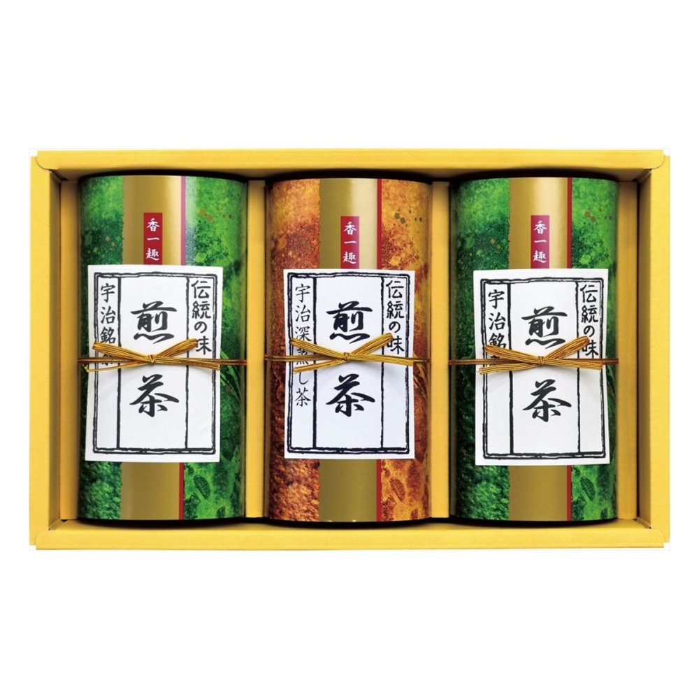 京都 仲井芳東園 宇治銘茶 詰め合わせ ギフトセット 2種 計3個入 深蒸し煎茶ほか 宇治茶 セット 日本茶 煎茶 京都産 茶葉【北海道・沖縄県・離島 配送不可】