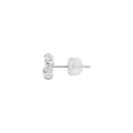 【無料ラッピング】  ヨンドシー 4℃ K10ホワイトゴールド ピアス キュービックジルコニア ブランド 正規品 新品 ギフト プレゼント 人気 おすすめ 誕生日 記念日 クリスマス 送料無料