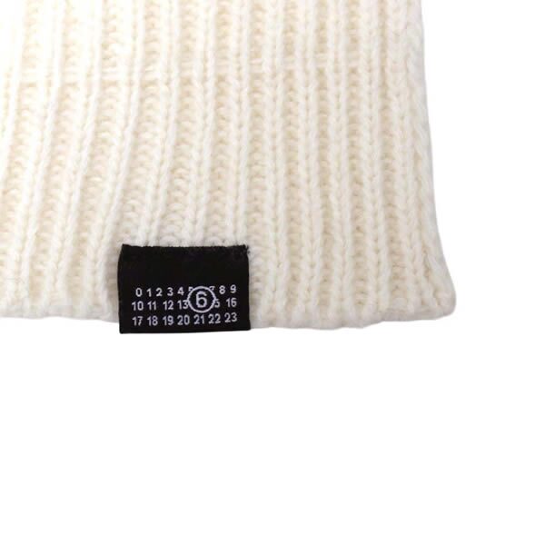 エムエムシックス MM6 Maison Margiela マフラー s52te0061-m13285-102 ユニセックス ホワイト Off white マフラー