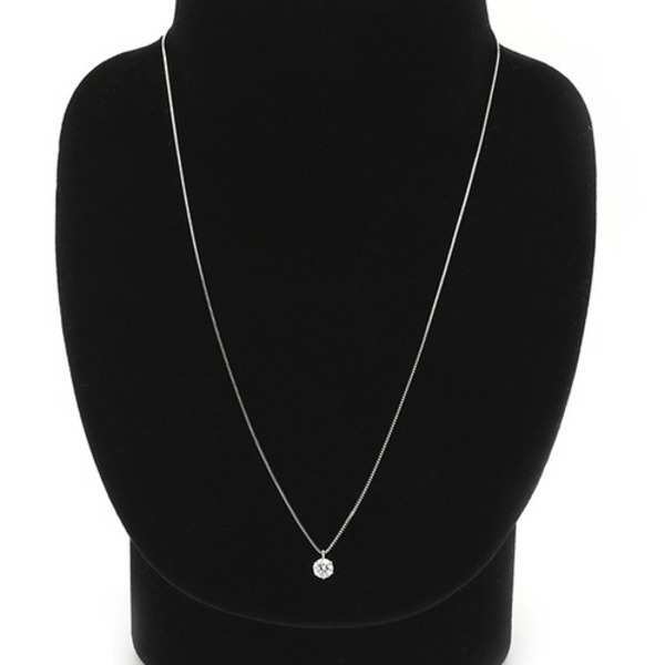 ダイヤモンド ネックレス 一粒 0.5ct プラチナ Pt900 6本爪 ペンダント Hカラー SI2 Goodカット 鑑定書 中央宝石研究所 レディース アクセサリー シンプル 贈り物 ギフト プレゼント
