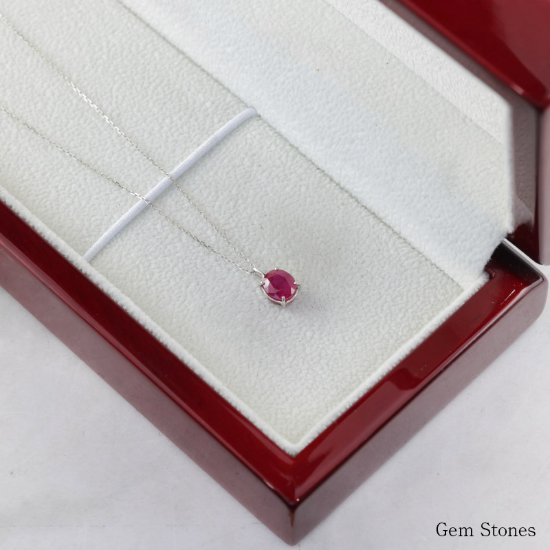 上質 ルビー 1.071ct ネックレス ペンダント プラチナ Pt900 850 ルビーネックレス 一粒 レディース シンプル 可愛い 赤 レッド  Drops