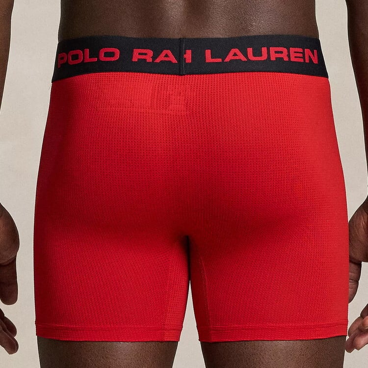 ポロラルフローレン：PERFECT POUCH ボクサーブリーフ (RL2000レッド)[ボクサーパンツ/ 男性下着/ メンズインナー/人気ブランド/おすすめギフト/誕生日プレゼント/メンズファッション]