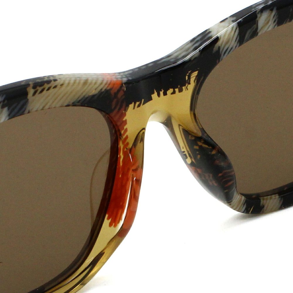 バーバリー BURBERRY サングラス アジアンフィット UVカット アイウェア キャットアイ 0BE4435F 414673 53 メンズ レディース ユニセックス チェックサンド+ダークブラウン 海外正規品