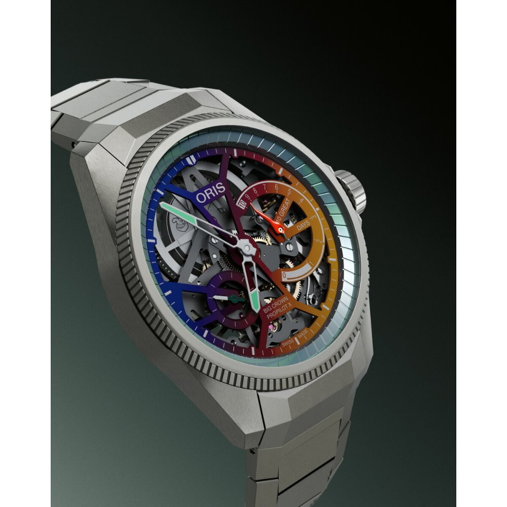 オリス ORIS プロパイロットX ゴンゾ エディション ディズニー ザ・マペッツ PROPILOT X GONZO EDITION 腕時計 メンズ 手巻き 01 115 7759 7180-Set【2026 新作】