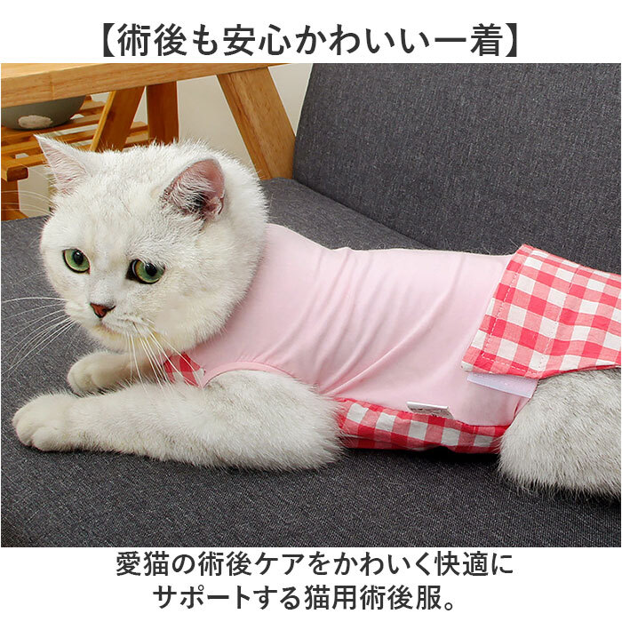猫 術後服 通販 避妊術後 服 キャットウェア ネコ ねこ つなぎ ロンパース カバーオール パジャマ ルームウェア 部屋着 ペット服 洋服 4本足 着せやすい 散歩 猫用品 ペット用品 ペットグッズ ペット用 かわいい 可愛い おでかけ お出かけ お出掛け