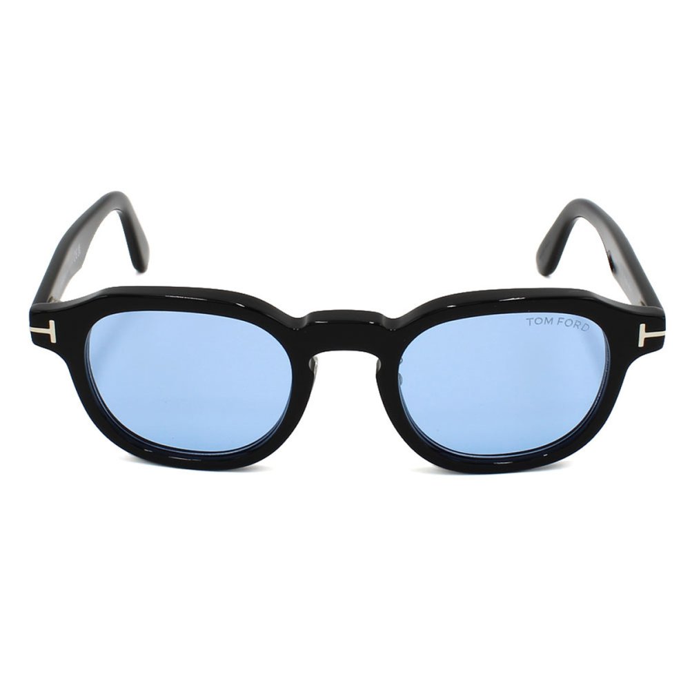 トムフォード TOM FORD サングラス アイウェア アジアンフィット FT1230-D/S 01V 50 ウェリントン型 メンズ レディース ユニセックス ブラック+ブルー