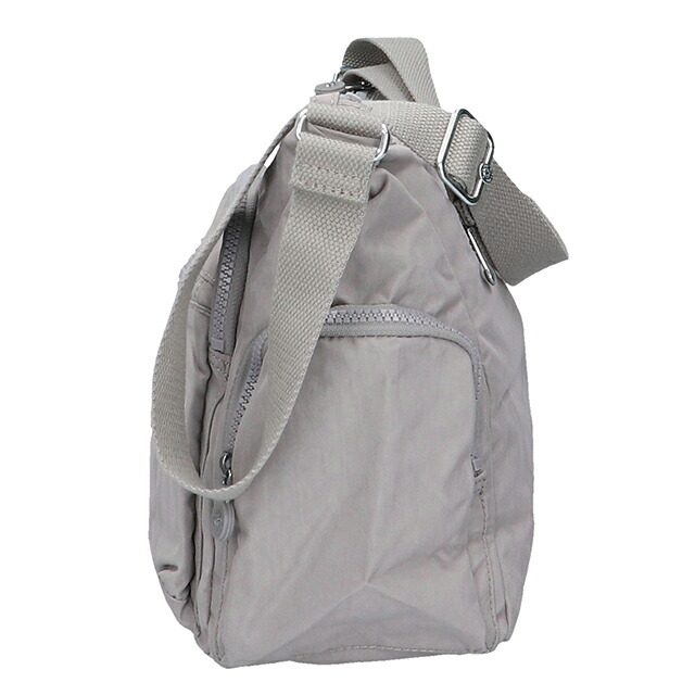 キプリング ショルダーバッグ レディース ブランド Kipling ギャビー ロゴ ワンポイント 無地 K15255-89L Grey Gris グレー