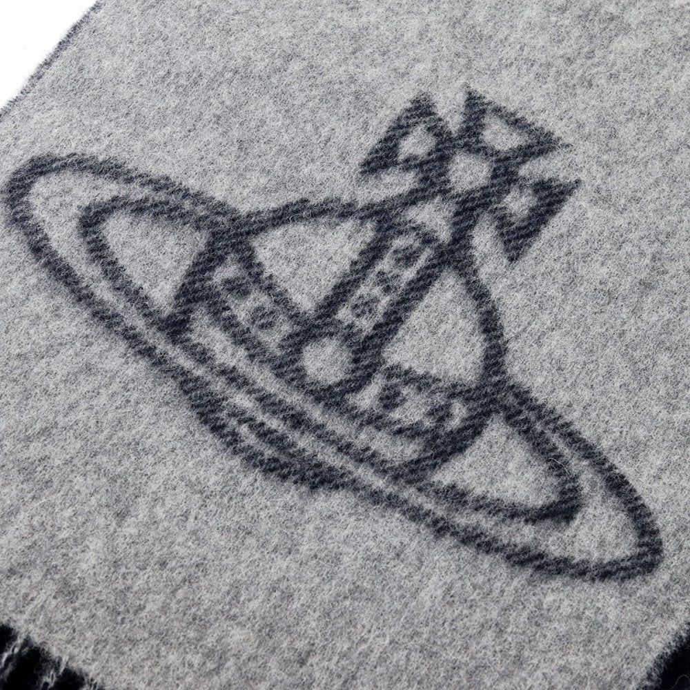 選べる9色 名入れ 刺繍対応 ヴィヴィアンウエストウッド Vivienne Westwood マフラー メンズ レディース ウール100% リバーシブル オーブ 純正箱付き 誕生日 プレゼント S81030006 W01MK