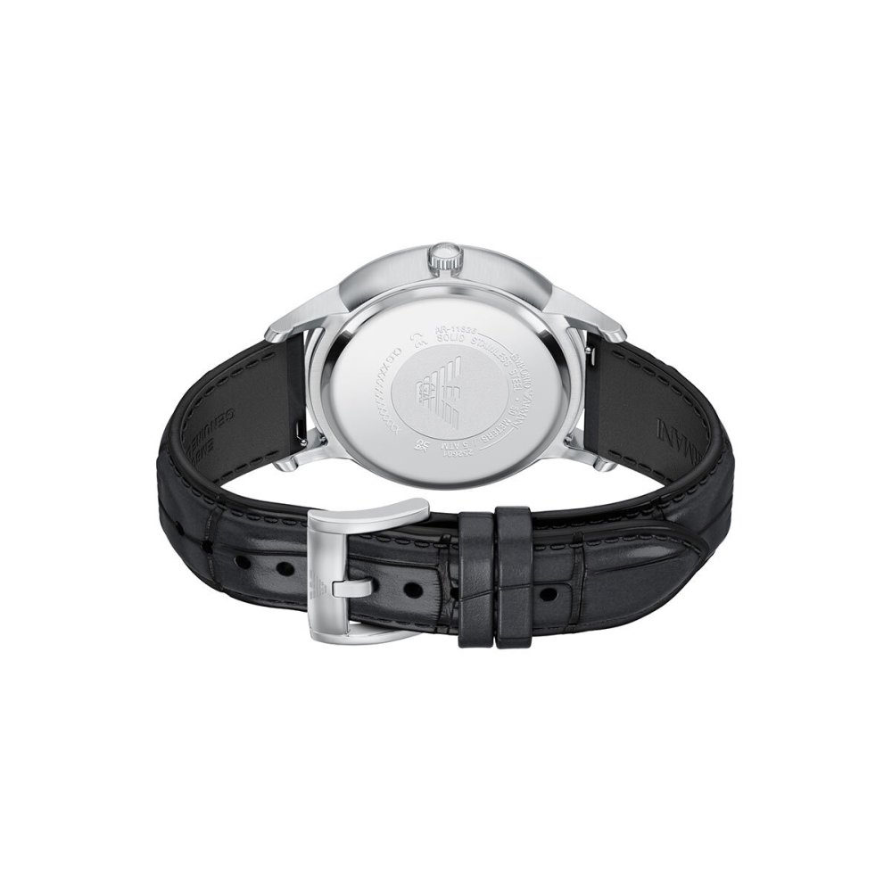 エンポリオアルマーニ EMPORIO ARMANI 腕時計 メンズ レザー AR11826【2026 新作】