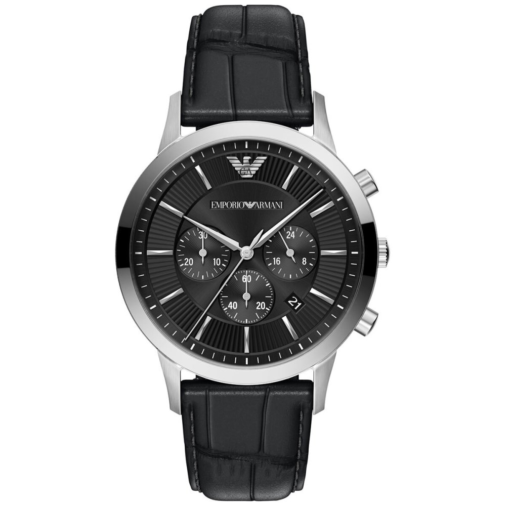 エンポリオアルマーニ EMPORIO ARMANI 腕時計 メンズ クロノグラフ レザー AR11820【2026 新作】