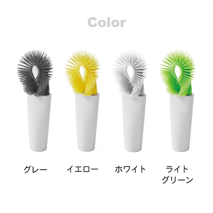 tidy プラタワ フォースミ  日本製 ブラシ たわし タワシ 隅 クリーナー 蛇口 キッチン用ブラシ 棒付き スポンジ たわし 収納 ランチボックス キッチン 水回り 洗面台 台所 隙間 掃除 掃除用品 掃除用具 便利 雑貨 シンプル おしゃれ かわいい おすすめ ティディ ギフト