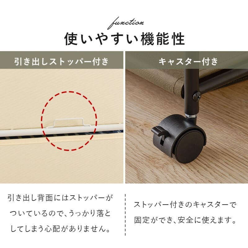 ラック 棚付きハンガー スリム 引出し 2杯 省スペース ワードローブ クローゼットハンガー コンパクト 大容量 衣類収納 洋服掛け 洋服ハンガー コート掛け キャスター付き 移動楽々 一人暮らし スチール 引き出し おしゃれ 新生活