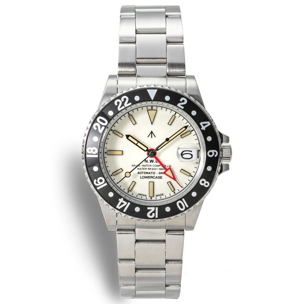 ナバルウォッチ NAVAL WATCH Produced By LOWERCASE ローワーケース FRXD002 腕時計 メンズ 自動巻き GMT