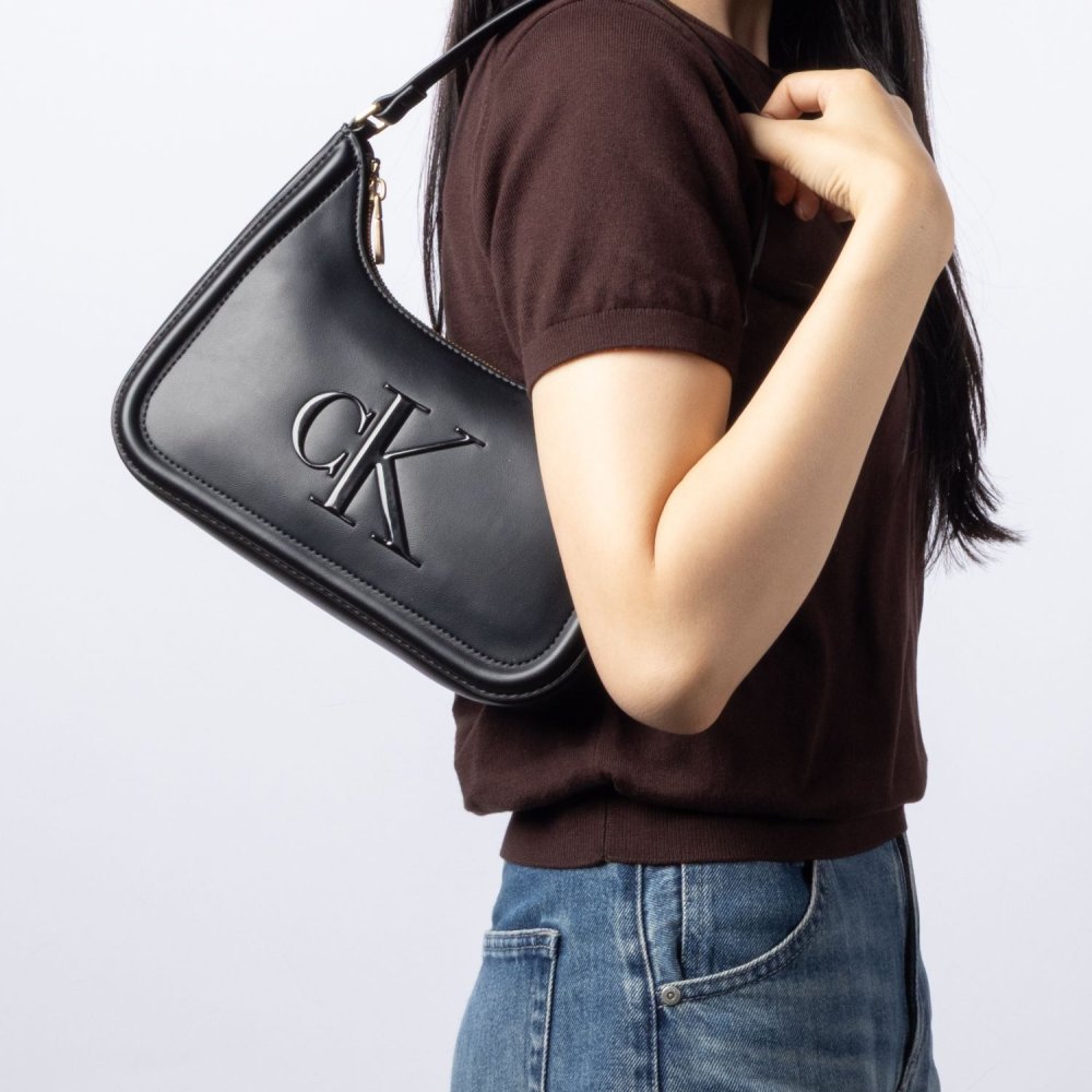 カルバンクライン Calvin Klein RAISED CK SMALL SHOULDER BAG レイズド CK ショルダーバッグ LV04F3230G ショルダーバッグ ハンドバッグ レディース