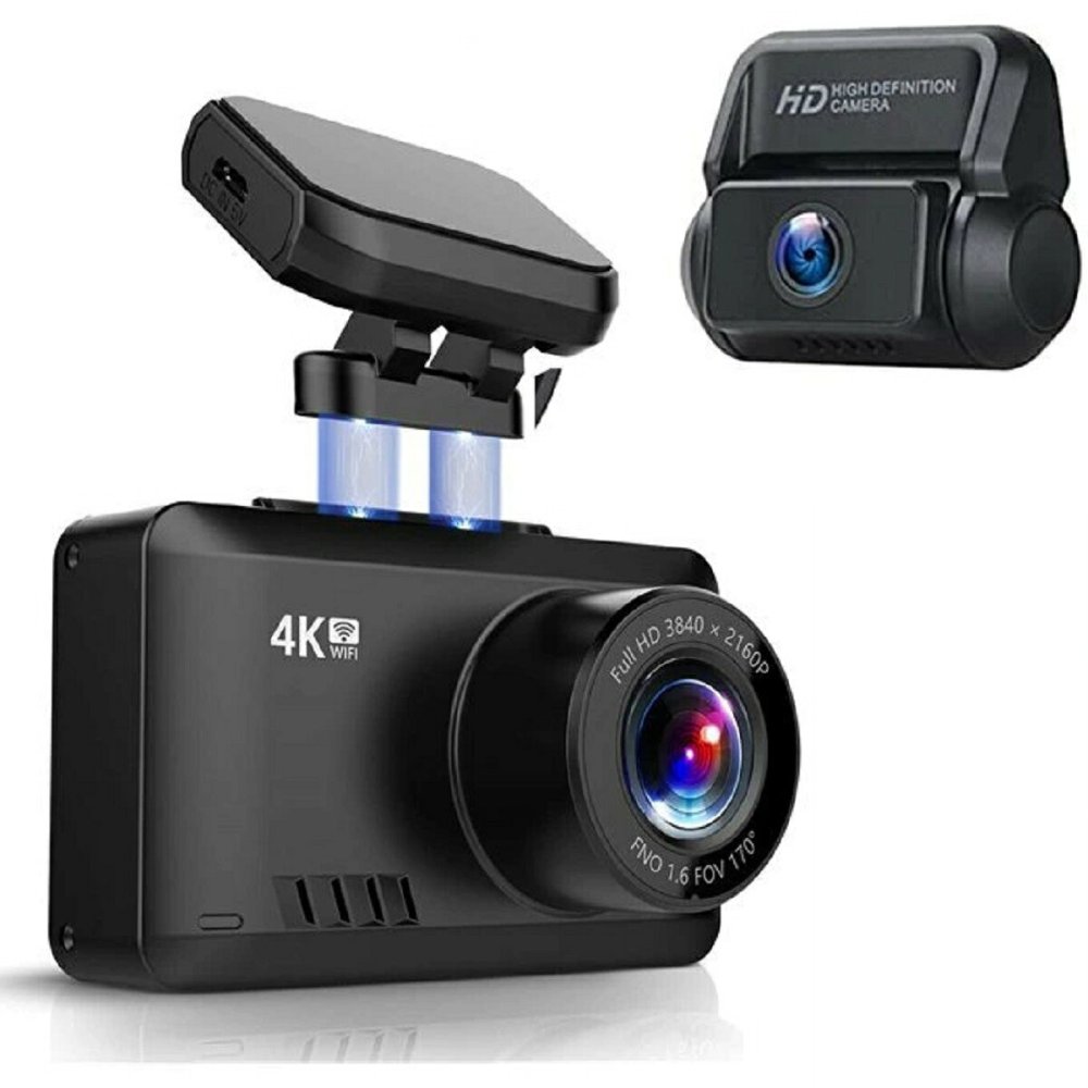 ドライブレコーダー GPS搭載内蔵 4K WIFI SONYセンサー WDR Gセンサー 停車監視 動体監視 スマホ連携 32GBカード付属 日本語操作 日本語説明書 ※24時間監視を導入するには専用の常時電源をご用意ください。ドラレコ 旅行