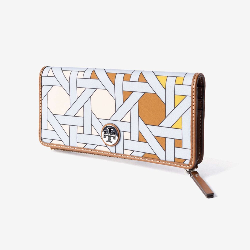 トリーバーチ TORY BURCH Basketweave Small Slim Envelope Wallet バスケットウィーブ スモール スリム エンベロープ ウォレット 175894 長財布 レディース 財布 小物