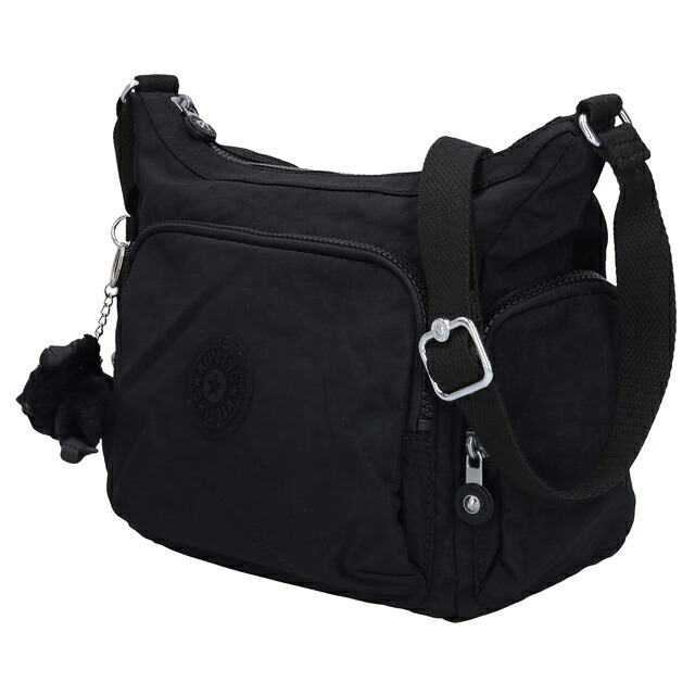 キプリング ショルダーバッグ レディース ブランド Kipling ガブ S ロゴ ワンポイント 無地 KI4493-P39 Black Noir 黒